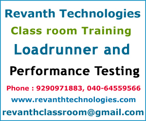 Loadrunner and Performance Testing Training Institute in Hyderabad