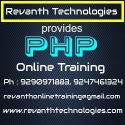 PHP Online Training from India