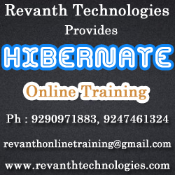 Hibernate Online Training from India