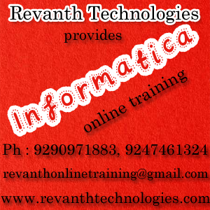 Informatica Online Training from India