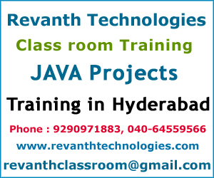 JAVA Projects Training Institute in Hyderabad
