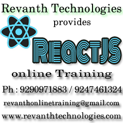 ReactJS Online Training from India
