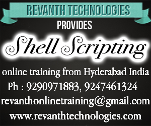 Shell Scripting Online Training from India