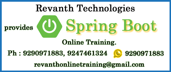 Spring Boot Online Training from India