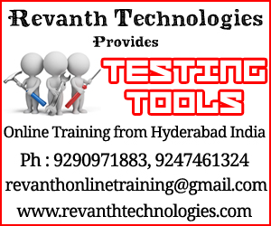 Testing Tools Online Training from India
